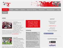 Tablet Screenshot of fcwillisau.ch